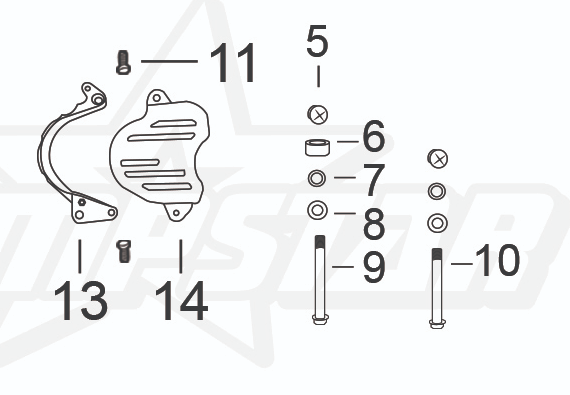 THUMPSTAR Stator Guard- Complete Assembly 3962
