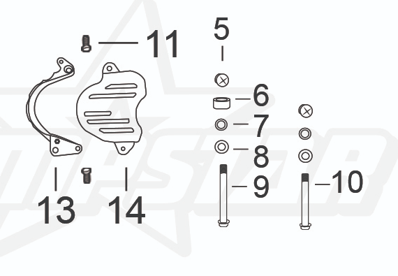 THUMPSTAR Stator Guard- Complete Assembly  3962