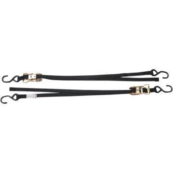 ANCRA - 1" Rat Pak Ratchet-Buckle Tie-Downs - 1" x 6' - Black 47439-11