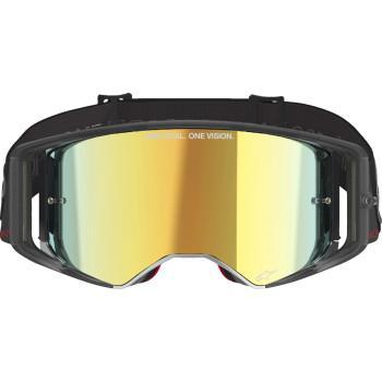 ALPINESTARS Supertech Vision Goggle - Vista - Black - Gold Mirror Lens 5100226-1581
