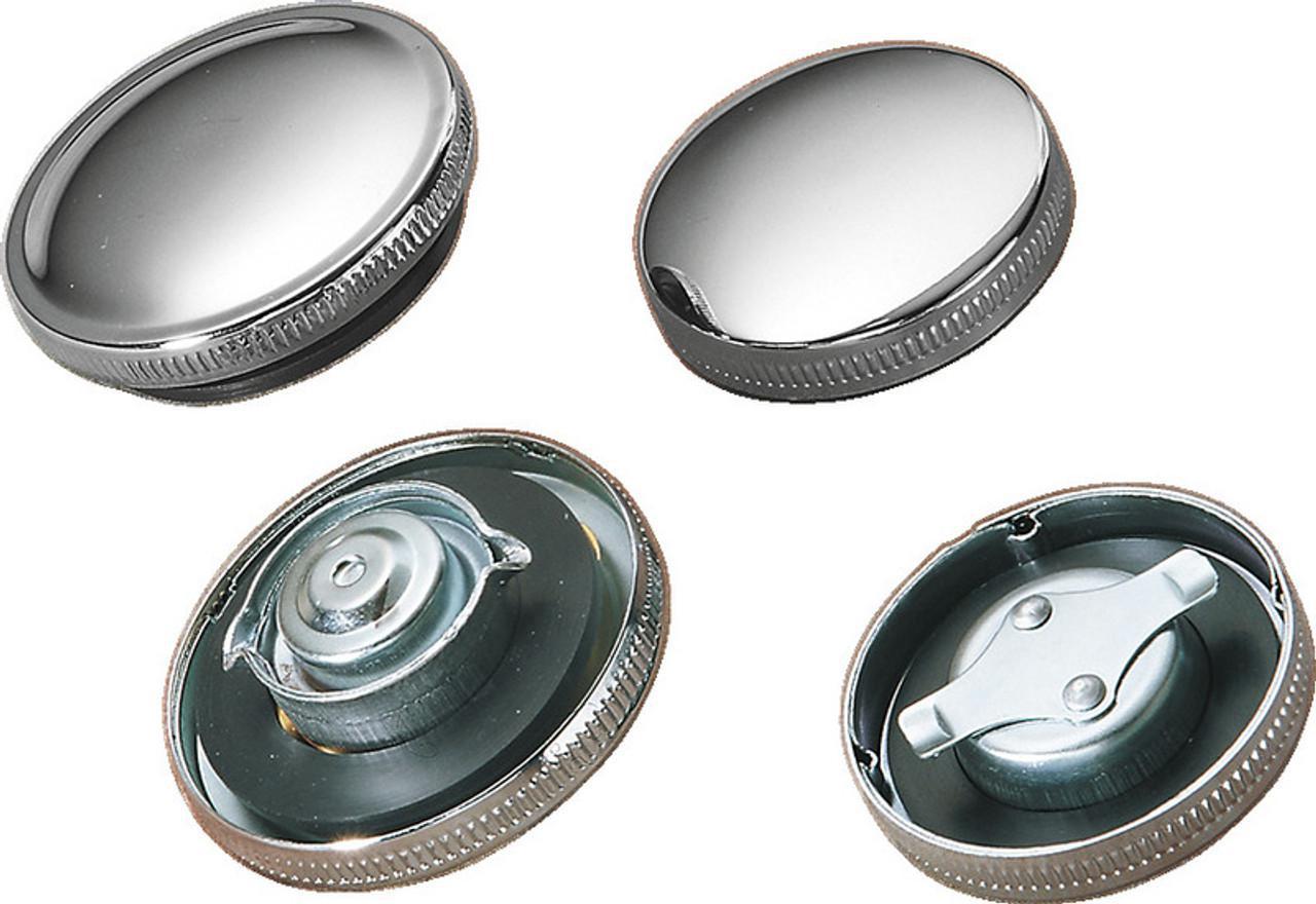 DRAG SPECIALTIES Original-Style Gas Cap Non-Vented - Chrome DS-390131