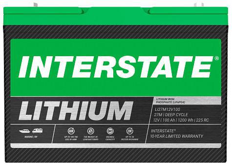 INTERSTATE BATTERY LITHIUM - 27MDC LI27M12V100