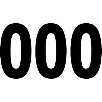 FACTORY EFFEX Mini Pro Number 0 - Black - 4"   04-2570