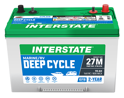 INTERSTATE BATTERY MARINE/RV DEEP CYCLE 24M 24M-EFB