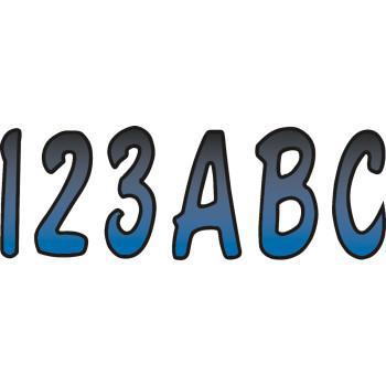 HARDLINE WATERCRAFT I.D. Sticker Kit - 200 Series - Blue Gradation BLBKG200