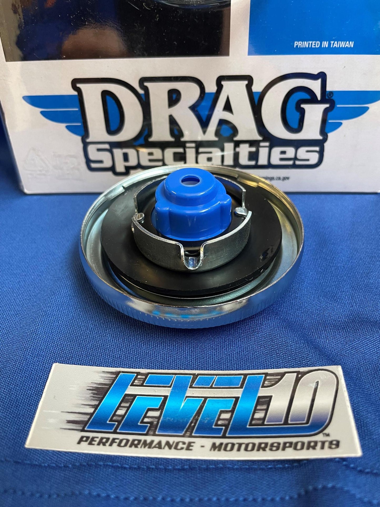 DRAG SPECIALTIES Original-Style Gas Cap — Vented - Chrome DS-390130