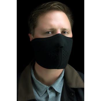 ZAN HEADGEAR Neoprene Half Mask — Wrap-Around - BLACK WNFM114H