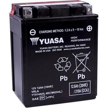 YUASA High Performance AGM Maintenance-Free Battery YTX14AHL-BS