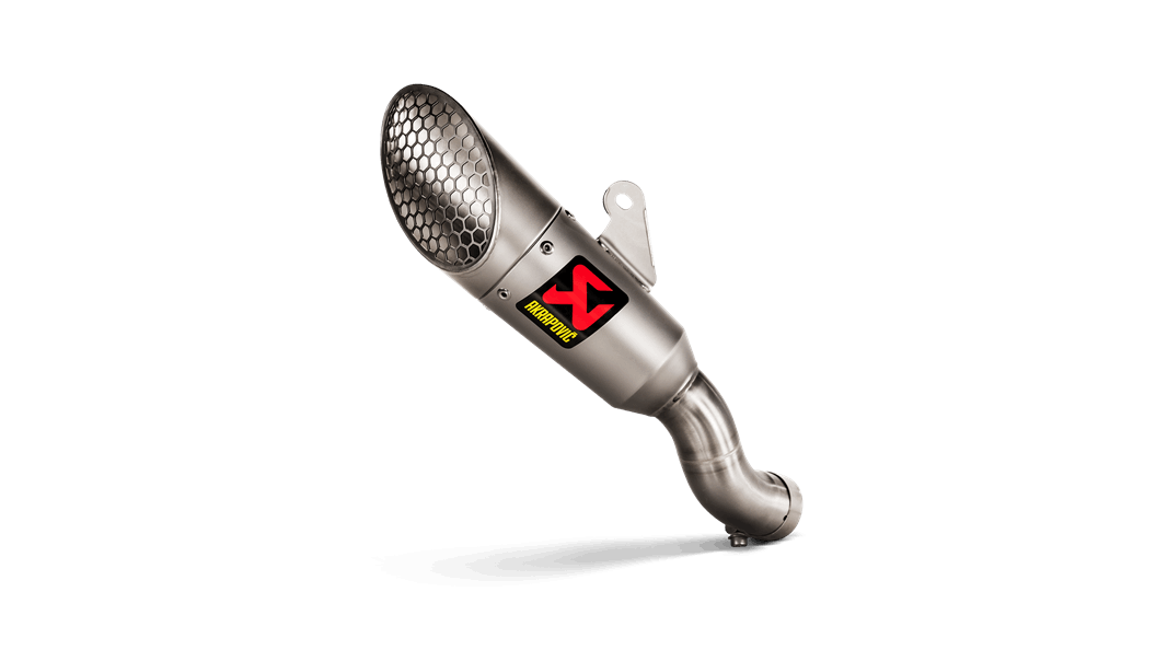 AKRAPOVIC Slip-On Series Muffler - Titanium YAMAHA R3 MT-03 S-Y3SO6-IVOSS