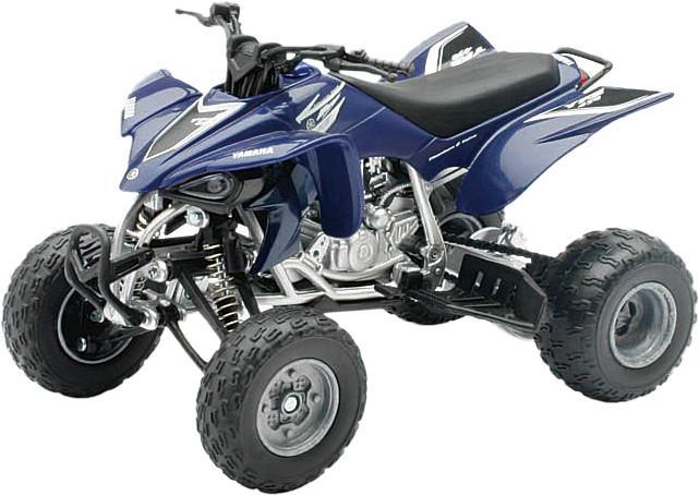 NEW RAY TOYS Yamaha YFZ 450 ATV - 1:12 Scale - Black/Blue 42833A