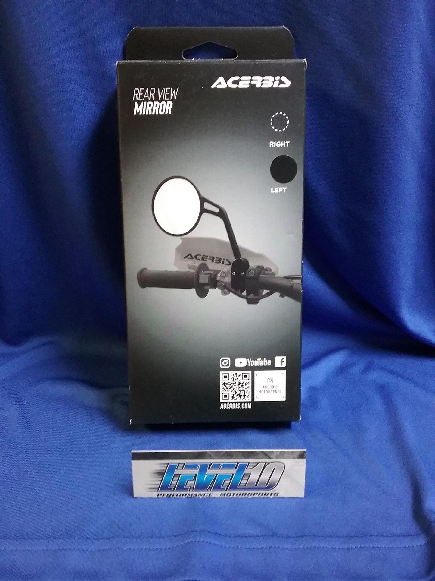 ACERBIS Rear View Mirror - Black - Left 2043570001