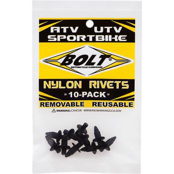 BOLT Nylon Push Rivets - M6 - 10 Pack 2005-6SRIV