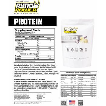 RYNO POWER Protein Premium Whey Powder - Vanilla