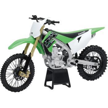 NEW RAY TOYS Kawasaki KX 450F 2019 Dirt Bike - 1:12 Scale - Green/White/Black 58103