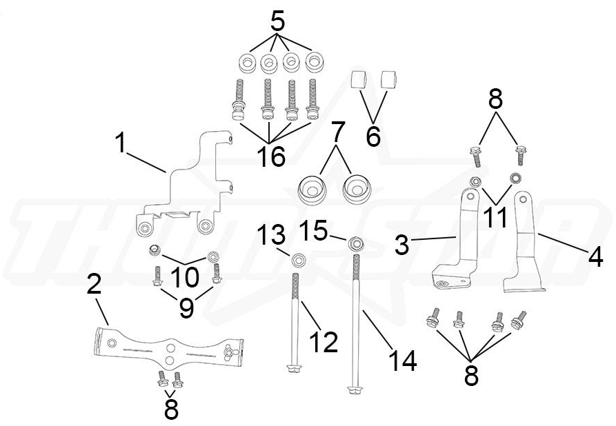 THUMPSTAR Frame Parts Complete Assembly (V5) 3919