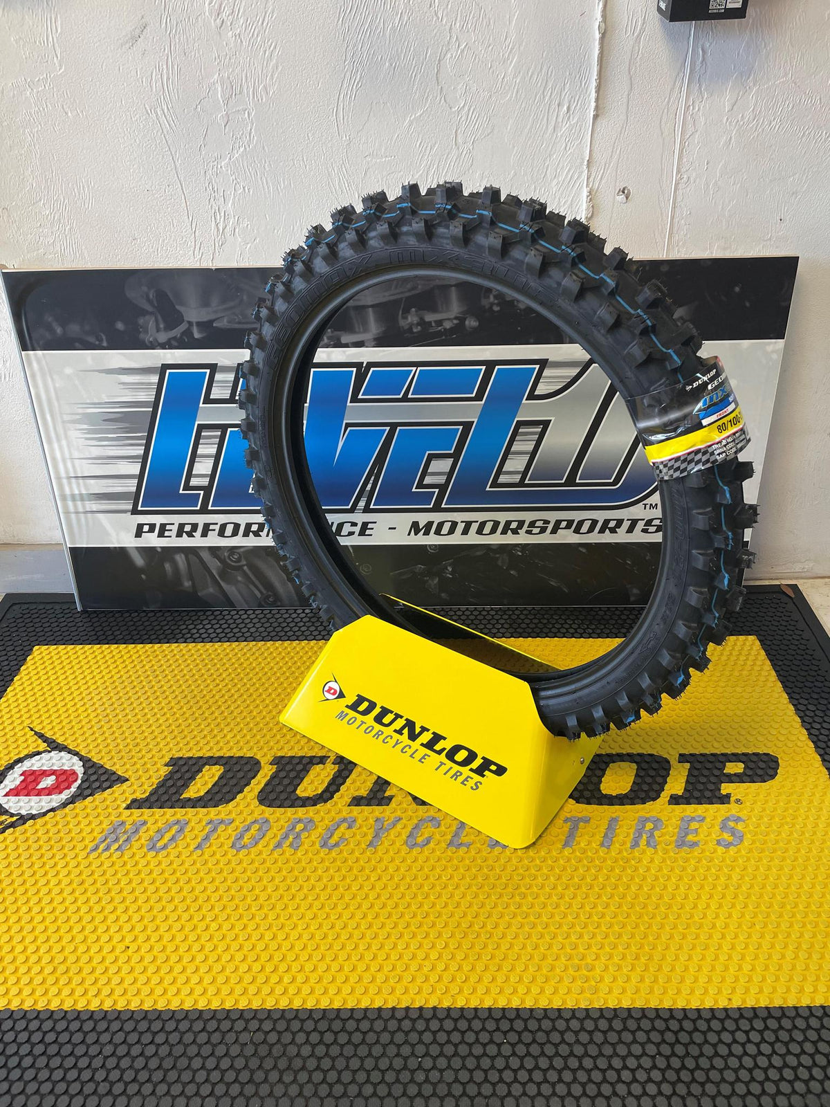 DUNLOP GEOMAX MX14 REAR 110/100-18 (64M) & MX34 FRONT 80/100-21 (51M) (SET)