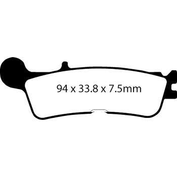EBC Long-Life Sintered "R" Brake Pads FA755R