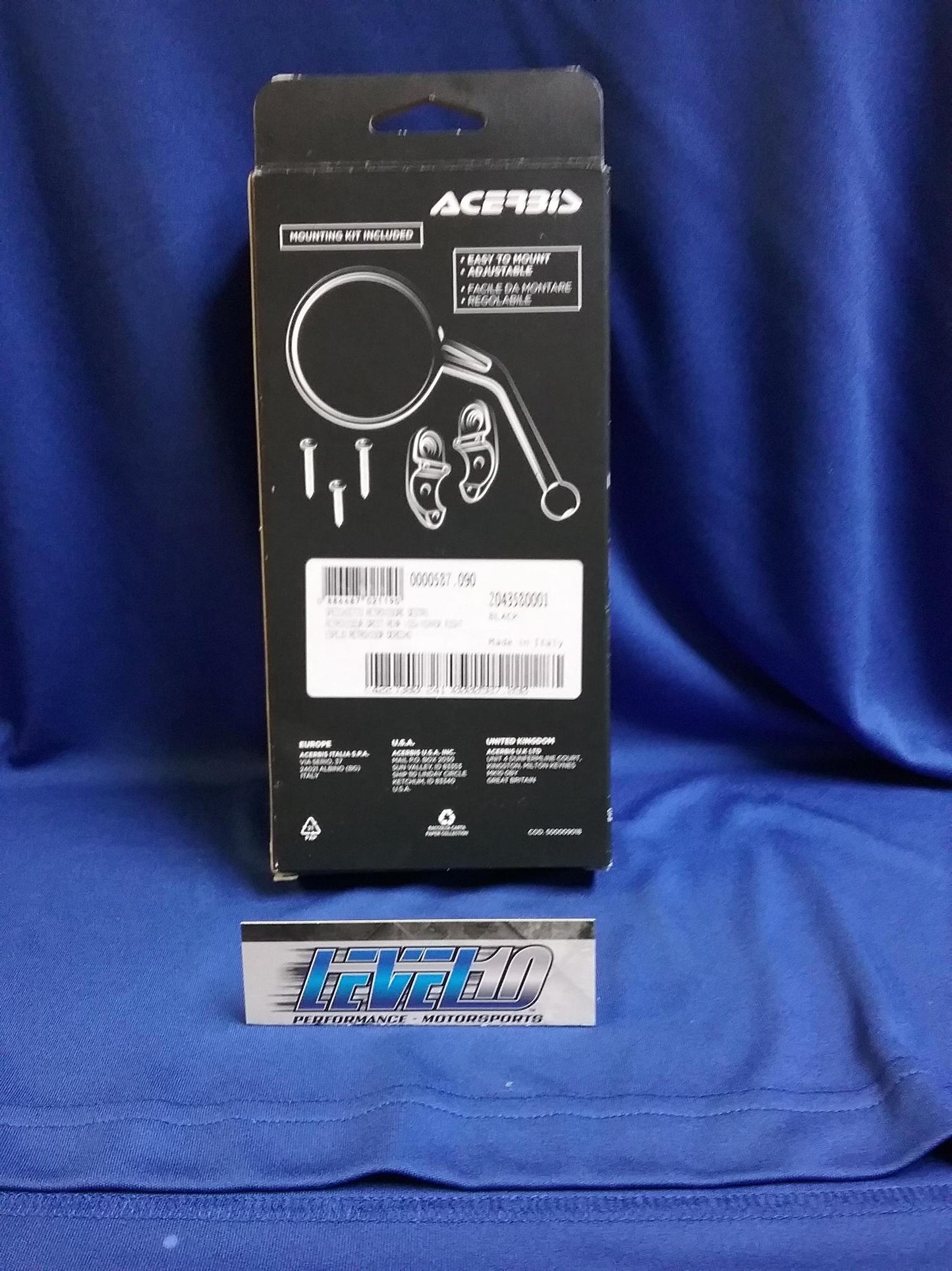 ACERBIS REAR VIEW MIRROR RIGHT SIDE BLACK 2043580001