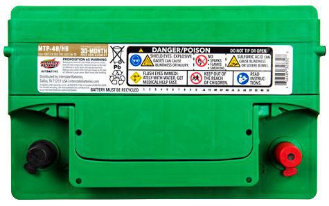 INTERSTATE BATTERY MTP-48/H6