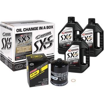 MAXIMA SXS/UTV Synthetic Quick Oil Change Kit - Polaris - 5W-50 90-189013