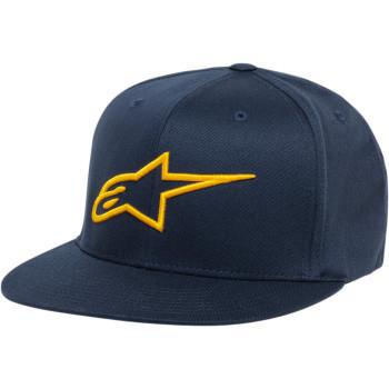 ALPINESTARS Ageless Flat Bill Hat - Navy/Gold