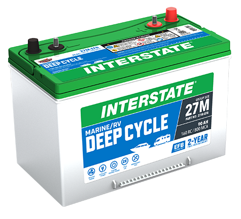 INTERSTATE BATTERY MARINE/RV DEEP CYCLE 24M 24M-EFB