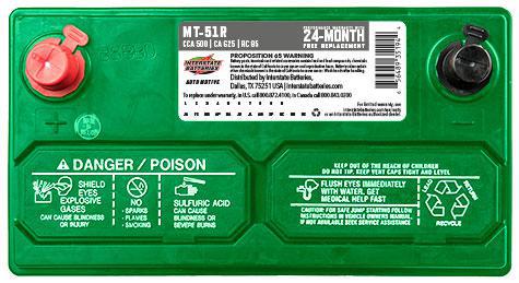 INTERSTATE BATTERY MT-51R