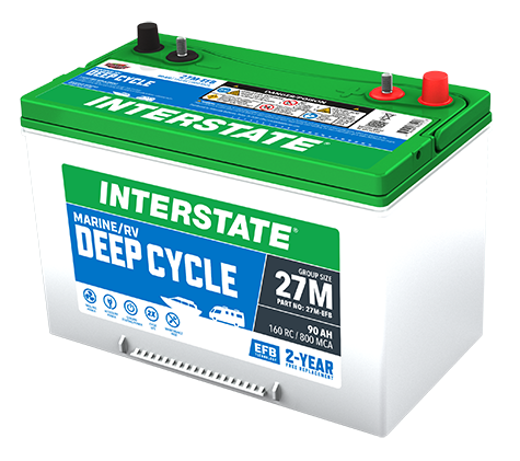 INTERSTATE BATTERY MARINE/RV DEEP CYCLE 24M 24M-EFB