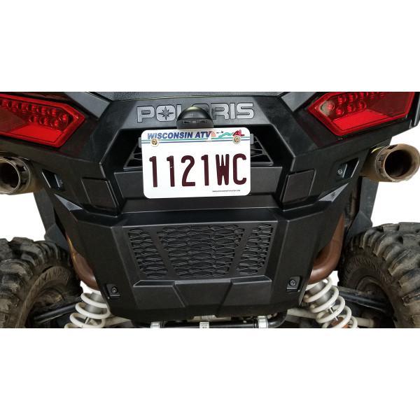 MOOSE LED License Plate Bracket - Black 2030-1499 LP-L75CB-M
