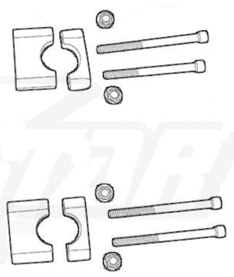 THUMPSTAR Bar Risers 1- 1/8" (V5) 3008B