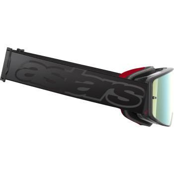 ALPINESTARS Supertech Vision Goggle - Vista - Black - Gold Mirror Lens 5100226-1581