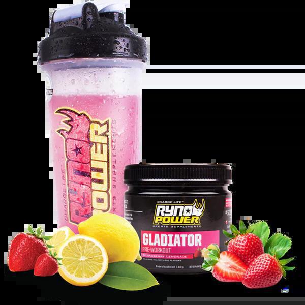 RYNO POWER Gladiator Pre-Workout Drink Mix - Tub
