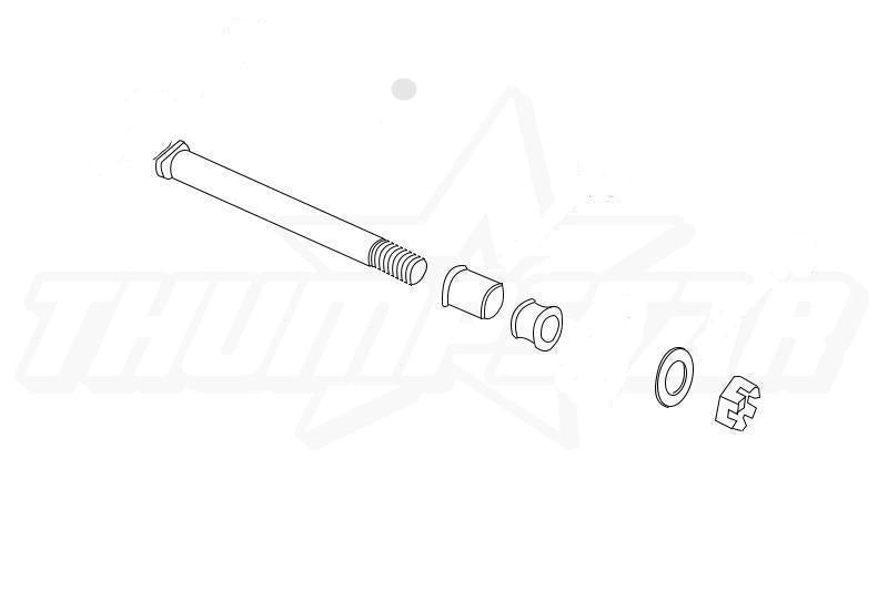THUMPSTAR Rear Axle Complete Assembly 20MM (V5) 3917