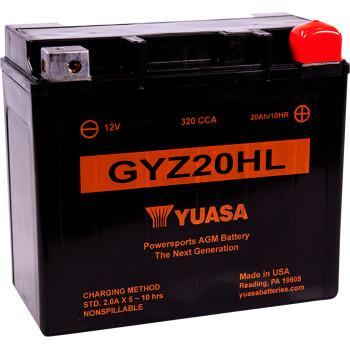 YUASA GYZ Factory-Activated AGM Maintenance-Free Battery GYZ20HL YUAM720GH