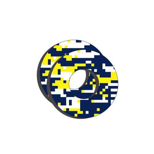 FACTORY EFFEX Grip Donuts - Husqvarna Blue/Yellow  22-67600