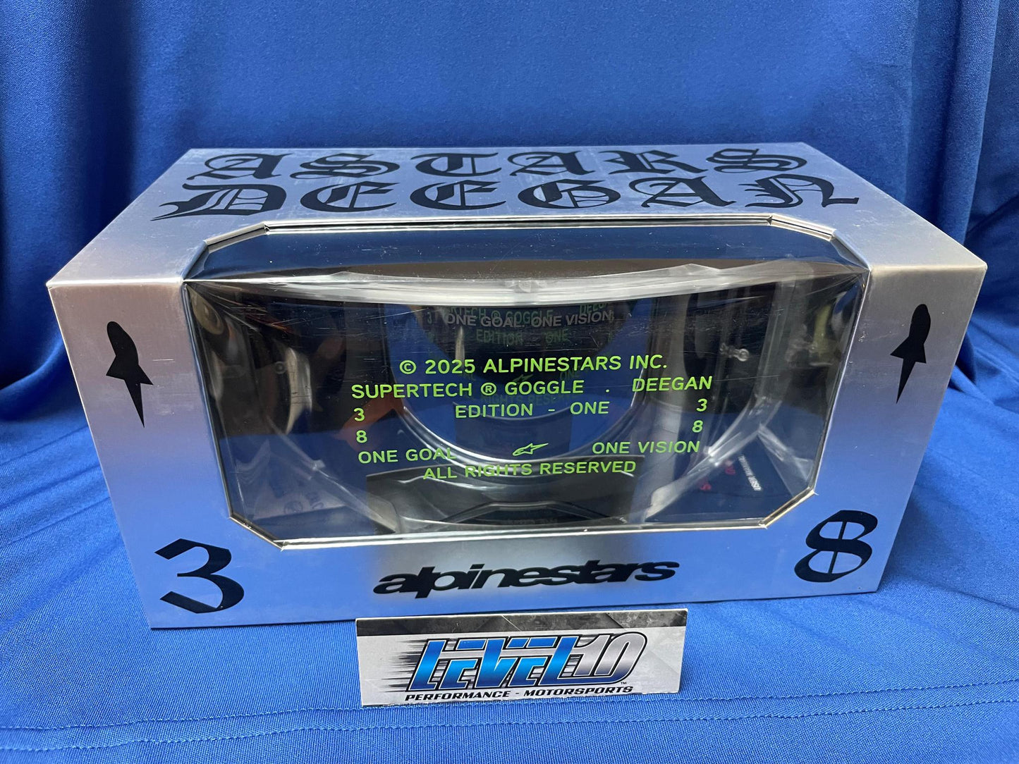 ALPINESTARS Supertech Limited Edition Deegan 38 XXV Goggle - Silver Mirror Lens 5100926-1884