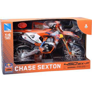 NEW RAY TOYS Red Bull KTM 450 SX-F - Chase Sexton #4 - 1:6 Scale 49743