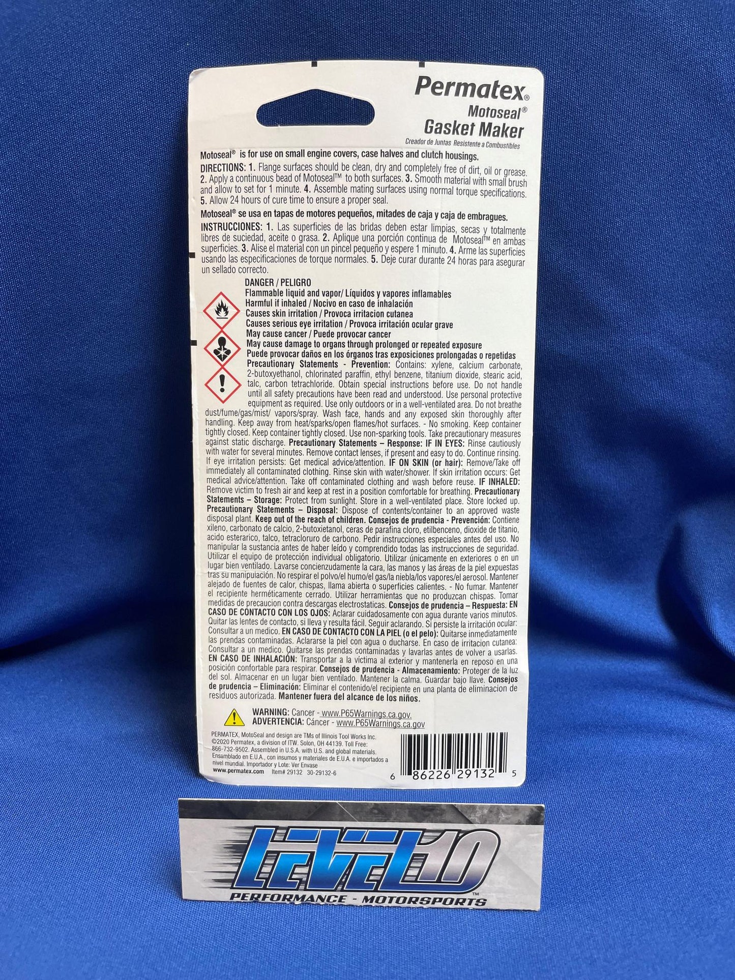 PERMATEX Motoseal™ 1 Gasket Maker - 2.7 fl oz. net wt. 29132