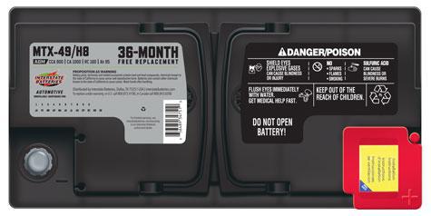 INTERSTATE BATTERY AGM MTX-49/H8