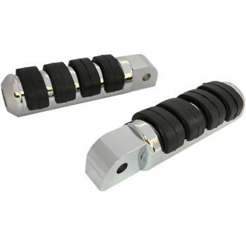 DRAG SPECIALTIES Soft Ride Foot Pegs - Large - Chrome - FL/FX/ELW 1620-1847
