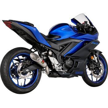 AKRAPOVIC Slip-On Series Muffler - Titanium YAMAHA R3 MT-03 S-Y3SO6-IVOSS