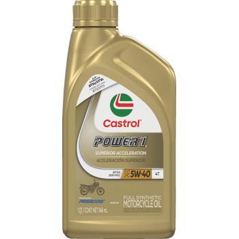 CASTROL - Power 1® Synthetic Engine Oil - 5W-40 - 1 US quart - 15D29D