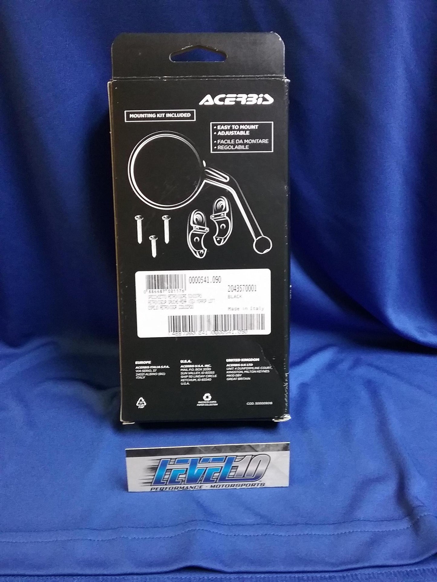 ACERBIS Rear View Mirror - Black - Left 2043570001