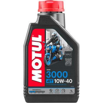 MOTUL 3000 Mineral 4T Engine Oil - 10W40 - 1 US Qt 107672