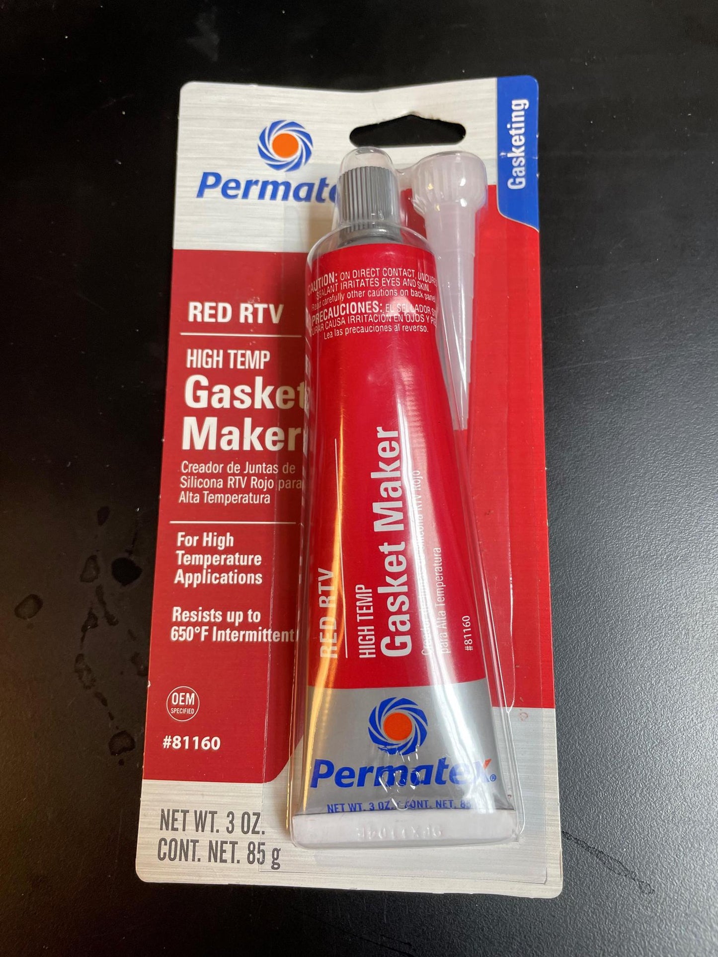 PERMATEX RED RTV HIGH TEMP GASKET MAKER 81160