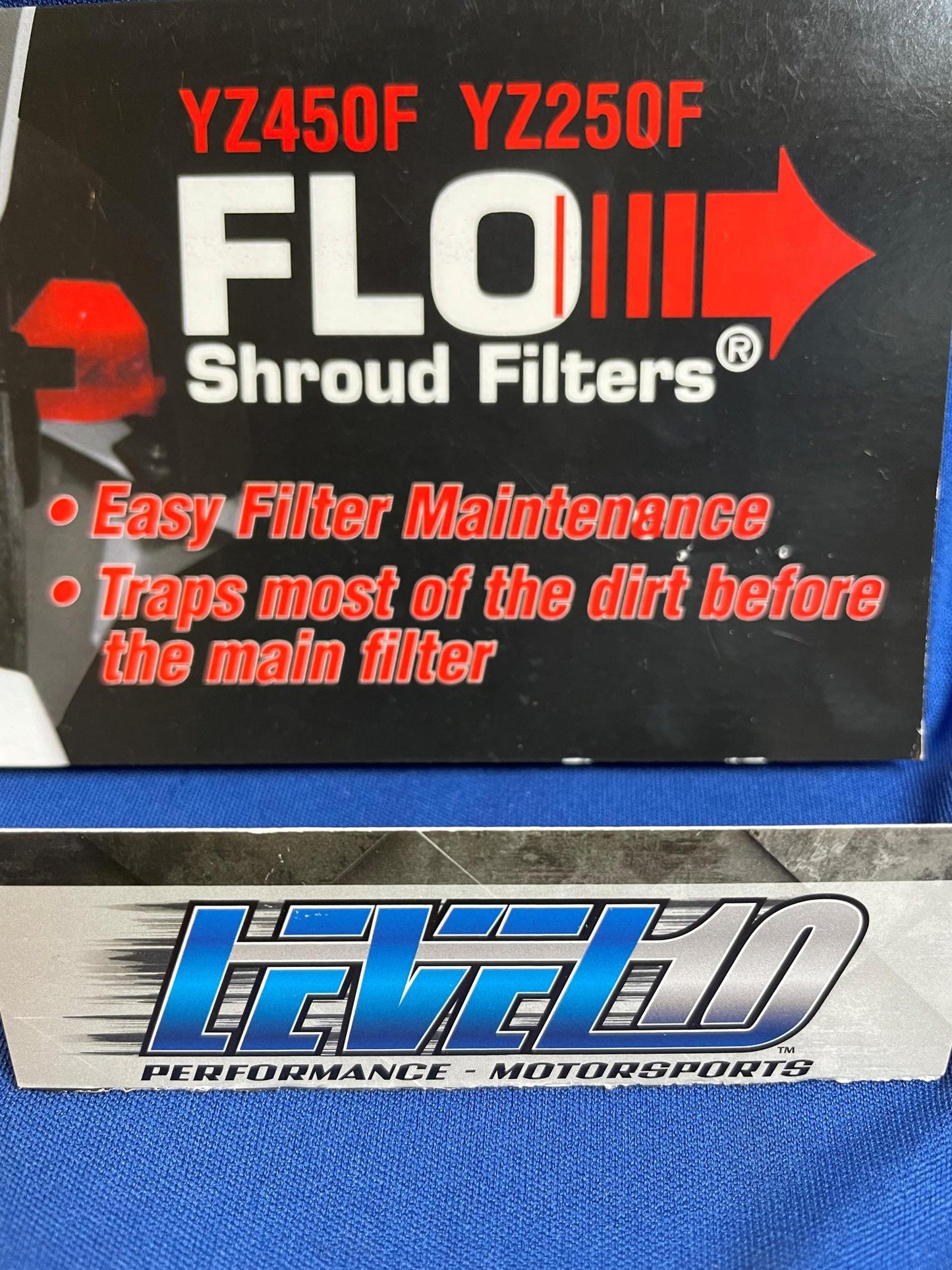 PC RACING FLO SHROUD FILTERS YZF250/450 PCYZSF