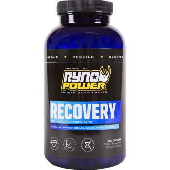 RYNO POWER Recovery Post-Workout Supplement Capsules - 200 ct. Bottle #500