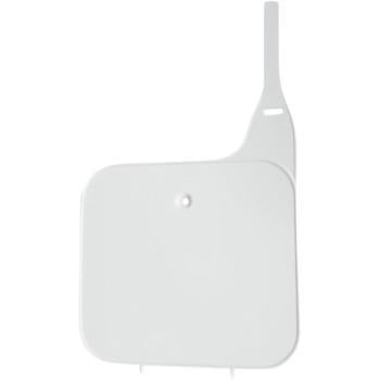 UFO Front Number Plate - White - Honda HO02607041