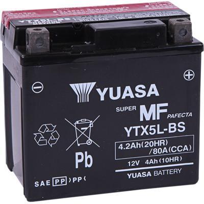 YUASA AGM Battery - YTX5L-BS .24 L