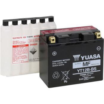 YUASA AGM Maintenance-Free Battery - .YT12B-BS - .52 L